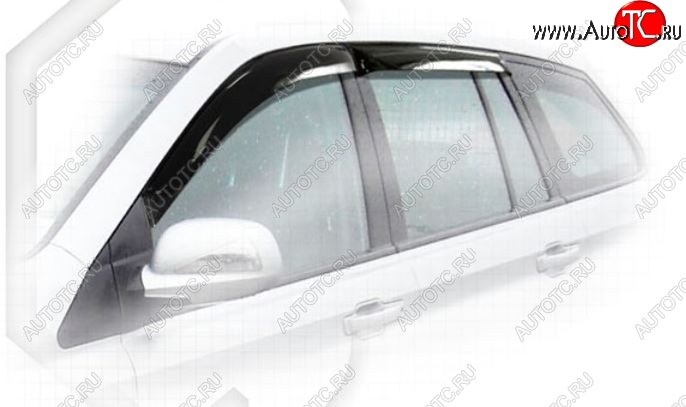 2 079 р. Дефлектора окон CA-Plastiс SSANGYONG Kyron дорестайлинг (2005-2007) (Classic полупрозрачный, Без хром.молдинга)  с доставкой в г. Пермь