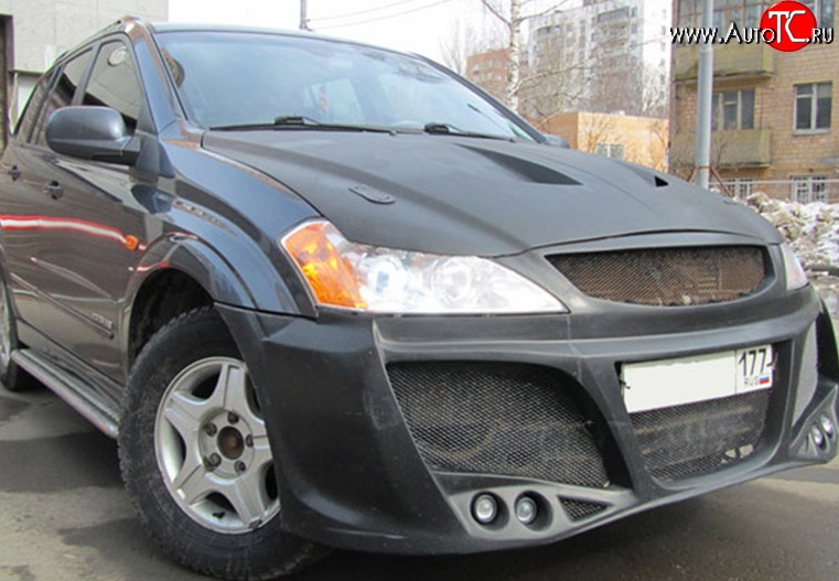 17 349 р. Передний бампер дорестайлинг M-VRS SSANGYONG Kyron дорестайлинг (2005-2007) (Неокрашенный)  с доставкой в г. Пермь