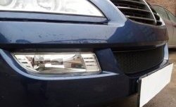 1 469 р. Сетка на бампер Russtal (черная) SSANGYONG Kyron дорестайлинг (2005-2007)  с доставкой в г. Пермь. Увеличить фотографию 2