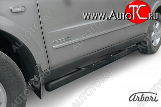 9 989 р. Защита порогов Arbori SSANGYONG Kyron рестайлинг (2007-2016)  с доставкой в г. Пермь