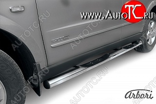 14 579 р. Защита порогов Arbori  SSANGYONG Kyron (2007-2016) рестайлинг  с доставкой в г. Пермь