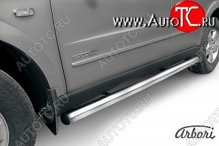 12 509 р. Защита порогов Arbori SSANGYONG Kyron рестайлинг (2007-2016)  с доставкой в г. Пермь