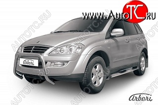 22 139 р. Защита переднего бампера Arbori  SSANGYONG Kyron (2007-2016) рестайлинг  с доставкой в г. Пермь