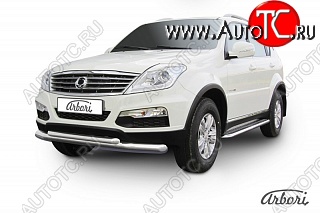 14 219 р. Обвес переднего бампера Arbori SSANGYONG Rexton Y290 (2012-2017)  с доставкой в г. Пермь