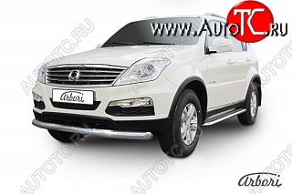 12 689 р. Обвес переднего бампера Arbori SSANGYONG Rexton Y290 (2012-2017)  с доставкой в г. Пермь