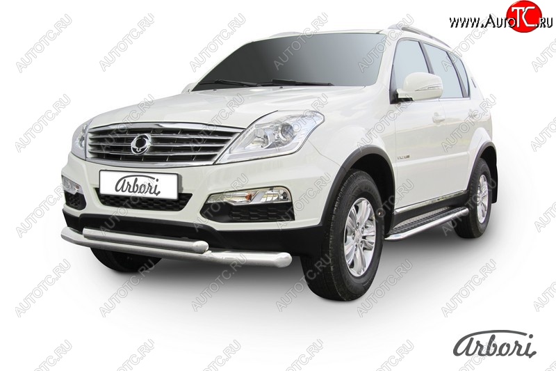 15 749 р. Обвес переднего бампера Arbori SSANGYONG Rexton Y290 (2012-2017)  с доставкой в г. Пермь