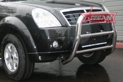 Защита переднего бампера Souz-96 (d76) SSANGYONG Rexton  Y250 (2006-2012)