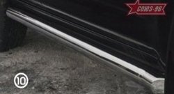 Защита порогов Souz-96 (d76) v1 SSANGYONG Rexton  Y250 (2006-2012)