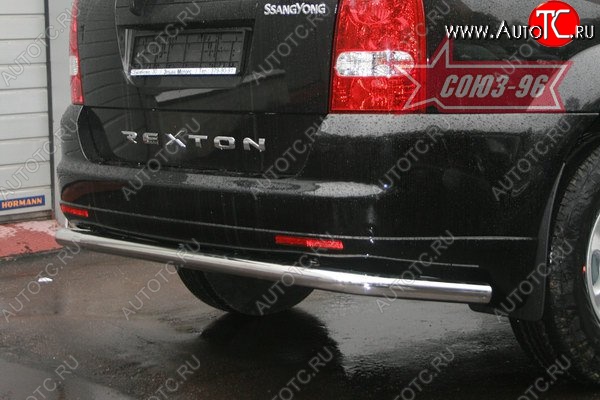 9 629 р. Защита заднего бампера Souz-96 (d60)  SSANGYONG Rexton  Y250 (2006-2012)  с доставкой в г. Пермь