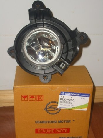 5 749 р. Противотуманная левая фара Оригинал SSANGYONG Rexton Y250 (2006-2012)  с доставкой в г. Пермь. Увеличить фотографию 10