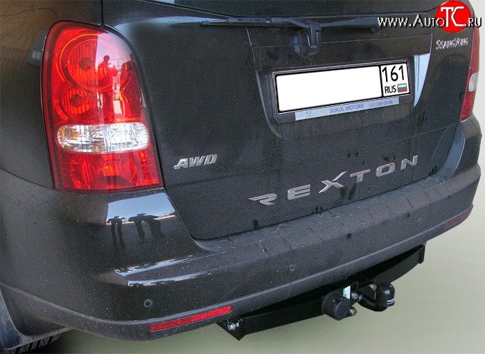 4 999 р. Фаркоп Лидер Плюс SSANGYONG Rexton Y250 (2006-2012) (Без электропакета)  с доставкой в г. Пермь