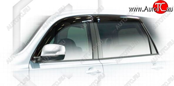 1 999 р. Дефлектора окон CA-Plastiс  Subaru Exiga (2008-2015) (Classic полупрозрачный, Без хром.молдинга)  с доставкой в г. Пермь