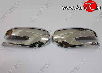 5 349 р. Накладки на зеркала CT v1 Subaru Forester SJ дорестайлинг (2012-2016) (Неокрашенные)  с доставкой в г. Пермь
