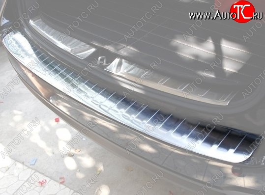 9 199 р. Защитная накладка на задний бампер СТ Subaru Forester SJ рестайлинг (2016-2019)  с доставкой в г. Пермь