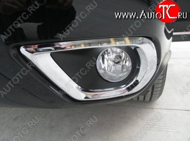 4 199 р. Подиумы противотуманных фар СТ Subaru Forester SJ дорестайлинг (2012-2016)  с доставкой в г. Пермь