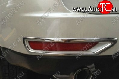 3 599 р. Накладки на задние отражатели СТ Subaru Forester SJ рестайлинг (2016-2019)  с доставкой в г. Пермь