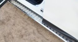 24 649 р. Широкая защита порогов SLITKOFF  Subaru Forester  SJ (2012-2016) дорестайлинг  с доставкой в г. Пермь. Увеличить фотографию 3