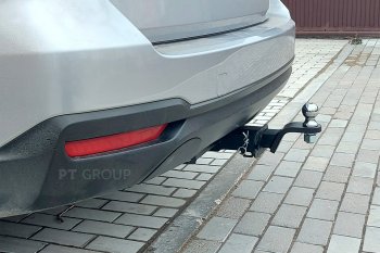 15 099 р. Фаркоп Petroil Tuning (съемный квадрат) Subaru Forester SJ дорестайлинг (2012-2016)  с доставкой в г. Пермь. Увеличить фотографию 2