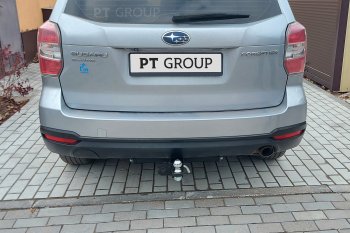 15 099 р. Фаркоп Petroil Tuning (съемный квадрат) Subaru Forester SJ дорестайлинг (2012-2016)  с доставкой в г. Пермь. Увеличить фотографию 6