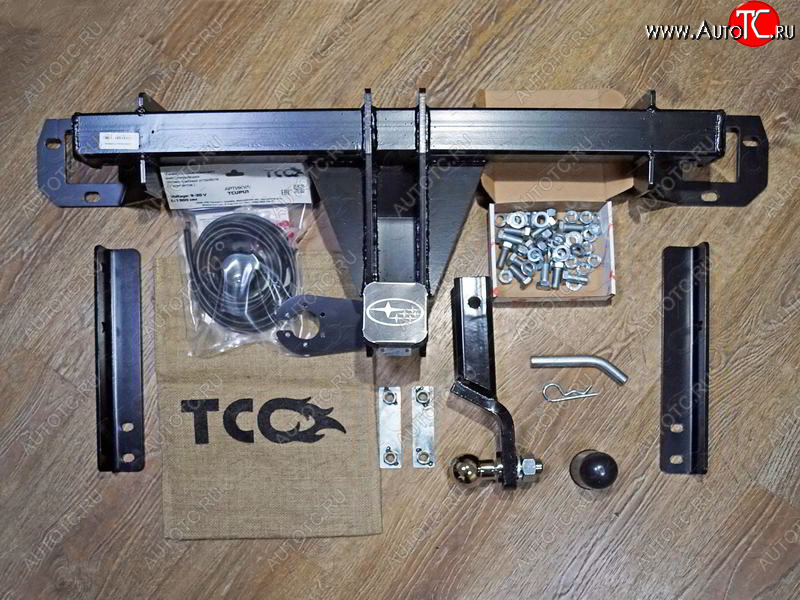 19 349 р. Фаркоп (тягово-сцепное устройство) TCC  Subaru Forester  SK/S14 (2018-2021) дорестайлинг (оцинкованный, шар E нержавейка)  с доставкой в г. Пермь