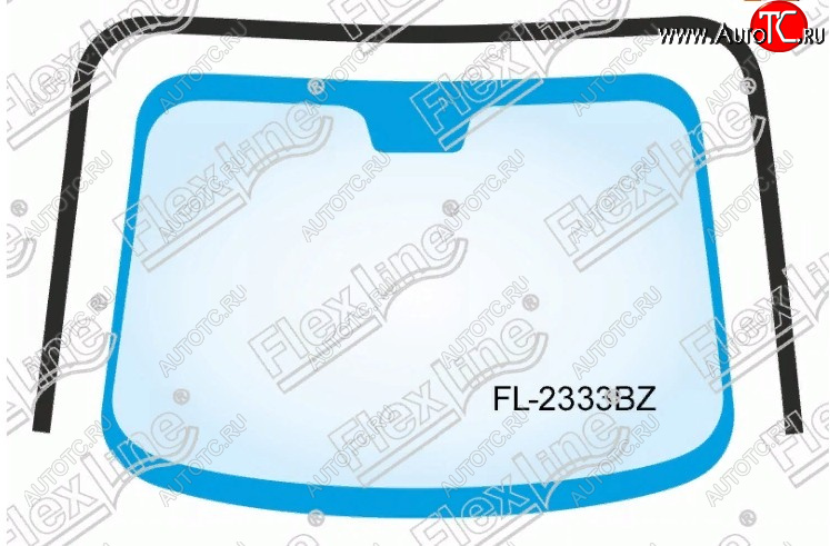 3 599 р. Молдинг лобового стекла FlexLine Subaru Forester SG рестайлинг (2005-2008)  с доставкой в г. Пермь