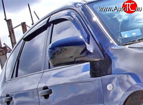 999 р. Комплект дефлекторов окон (ветровиков) 4 шт. Russtal Subaru Forester SH (2008-2013)  с доставкой в г. Пермь