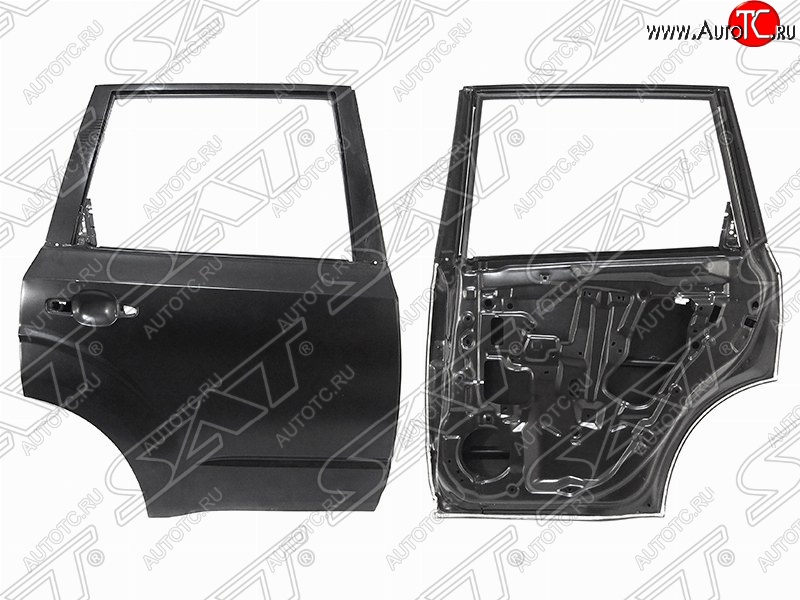 14 449 р. Правая дверь задняя SAT Subaru Forester SH (2008-2013) (Неокрашенная)  с доставкой в г. Пермь