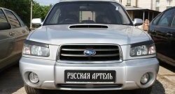 989 р. Реснички фар RA Subaru Forester SG дорестайлинг (2002-2005) (Неокрашенные)  с доставкой в г. Пермь. Увеличить фотографию 3