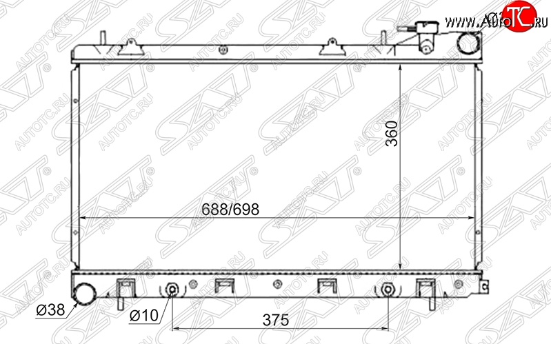 5 849 р. Радиатор двигателя SAT (пластинчатый) Subaru Forester SG - Impreza ( GD, GG) с доставкой в г. Пермь Увеличить фотографию 1 5 849 р. Радиатор двигателя SAT (пластинчатый) Subaru Forester SG - Impreza ( GD, GG) с доставкой в г. Пермь