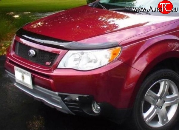 3 299 р. Дефлектор капота NovLine Subaru Forester SH (2008-2013)  с доставкой в г. Пермь