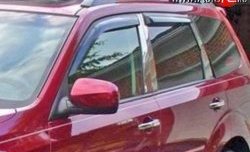 Дефлекторы окон (ветровики) Novline 4 шт Subaru Forester SH (2008-2013)