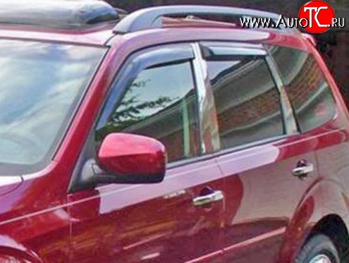 2 259 р. Дефлекторы окон (ветровики) Novline 4 шт Subaru Forester SH (2008-2013)  с доставкой в г. Пермь