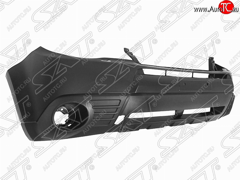 6 399 р. Передний бампер SAT (под омыватели) Subaru Forester SH (2008-2013) (Неокрашенный)  с доставкой в г. Пермь