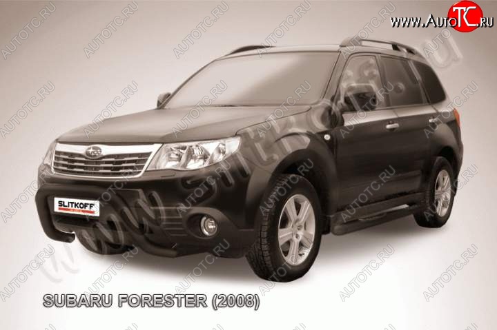 18 999 р. Кенгурятник d76 низкий рама  Subaru Forester  SH (2008-2013) (Цвет: серебристый)  с доставкой в г. Пермь