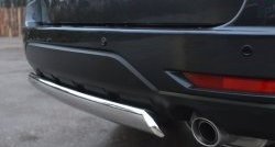 12 949 р. Защита заднего бампера (Ø75x42 мм, нержавейка) Russtal Subaru Forester SH (2008-2013)  с доставкой в г. Пермь. Увеличить фотографию 3