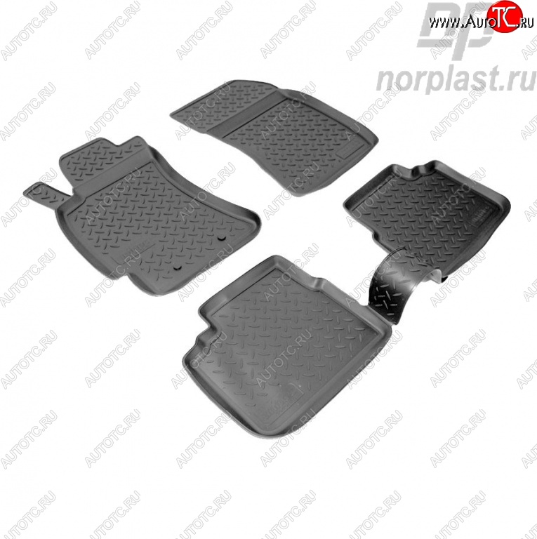 2 569 р. Комплект ковриков в салон Norplast Subaru Forester SH (2008-2013)  с доставкой в г. Пермь
