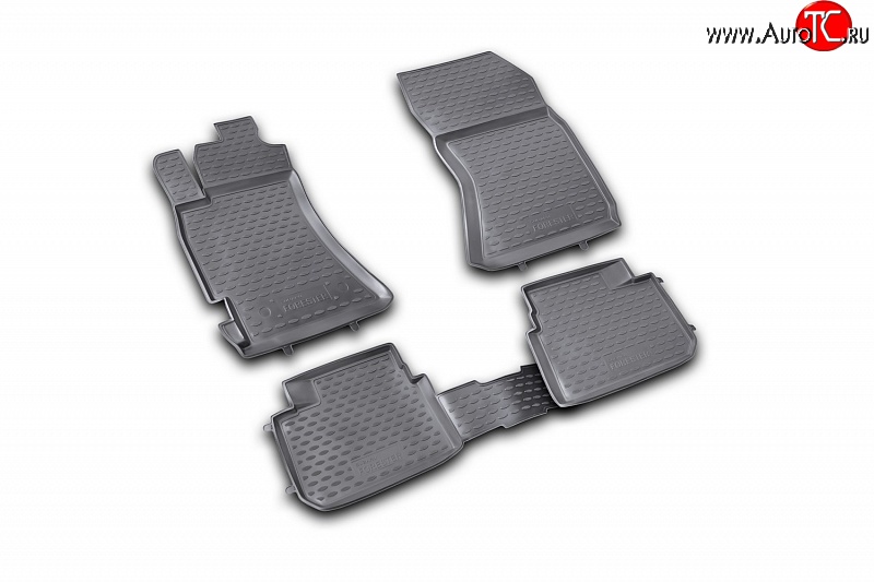 2 799 р. Коврики в салон Element 4 шт. (полиуретан) (2.5 XT) Subaru Forester SH (2008-2013)  с доставкой в г. Пермь