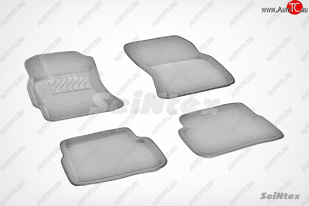 7 649 р. Износостойкие коврики в салон 3D SUBARU FORESTER III серые (компл) Subaru Forester SH (2008-2013)  с доставкой в г. Пермь