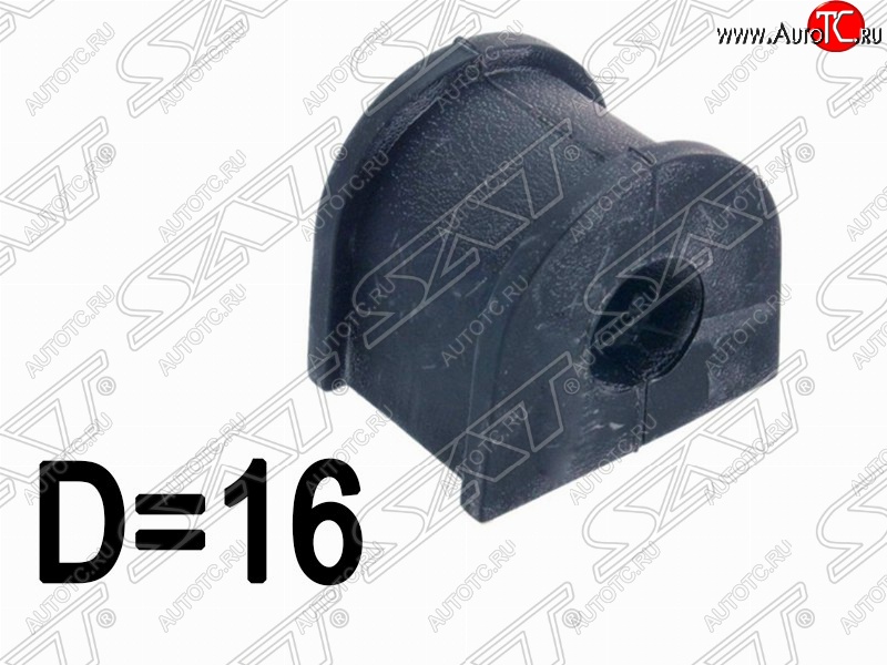 187 р. Резиновая втулка заднего стабилизатора (D=16) SAT Subaru Impreza GD седан дорестайлинг (2000-2002)  с доставкой в г. Пермь