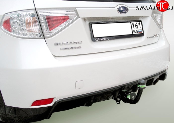 8 199 р. Фаркоп Лидер Плюс.  Subaru Impreza  GH (2007-2012) хэтчбэк (Без электропакета)  с доставкой в г. Пермь
