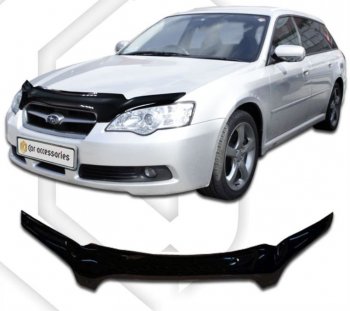 Дефлектор капота CA-Plastic Subaru Legacy ( BL/B13,  BL,B13) (2003-2009) дорестайлинг седан, рестайлинг седан
