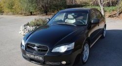 789 р. Реснички на фары RA Subaru Legacy BL/B13 дорестайлинг седан (2003-2006) (Неокрашенные)  с доставкой в г. Пермь. Увеличить фотографию 2