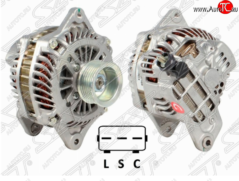 13 549 р. Генератор SAT (12V/110A, / 3.0, EJ30D / EZ30)  Subaru Legacy ( BL/B13,  BL,B13) - Tribeca  с доставкой в г. Пермь