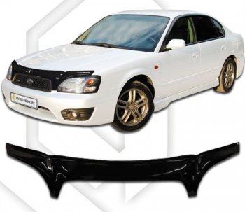 Дефлектор капота (левый руль) CA-Plastiс exclusive Subaru Legacy  BH/BE12 (1998-2003) универсал