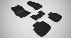 Износостойкие коврики в салон 3D SUBARU OUTBACK V черные (компл) Subaru Outback  BS/B15 (2014-2018) дорестайлинг универсал