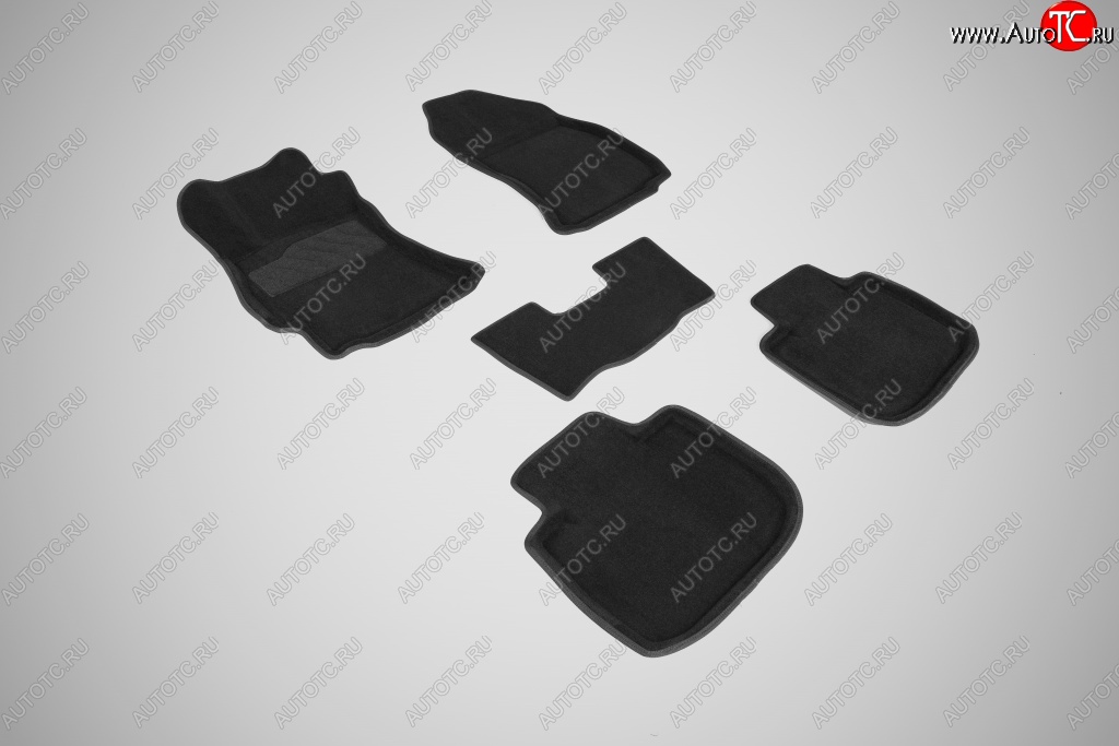 5 699 р. Износостойкие коврики в салон 3D SUBARU OUTBACK V черные (компл) Subaru Outback BS/B15 дорестайлинг универсал (2014-2018)  с доставкой в г. Пермь