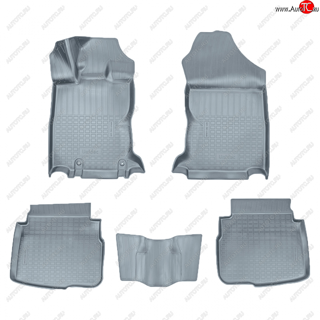 3 299 р. Коврики салона Norplast Unidec  Subaru Outback  BT (2019-2025) универсал (серые)  с доставкой в г. Пермь