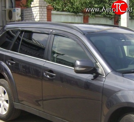 999 р. Комплект дефлекторов окон (ветровиков) 4 шт. Russtal Subaru Outback BR/B14 дорестайлинг универсал (2009-2013)  с доставкой в г. Пермь