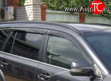 1 499 р. Комплект дефлекторов окон хетчбек (рестайлинг) SkyLine Subaru Outback BR/B14 дорестайлинг универсал (2009-2013)  с доставкой в г. Пермь