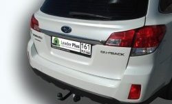 6 999 р. Фаркоп Лидер Плюс.  Subaru Outback  BR/B14 (2009-2013) дорестайлинг универсал (Без электропакета)  с доставкой в г. Пермь. Увеличить фотографию 3